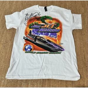 Land Speed Record Jim Neilson Jet Race Racing Salt Flats T Shirt 400mph Size M
